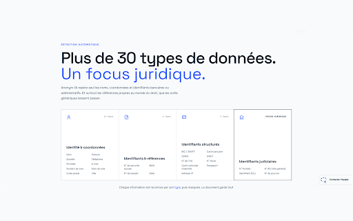 Anonym-IA — Pseudonymisation :: Pseudonymisez vos textes et vos documents avant de les confier à une IA. Réversible, souverain, RGPD.