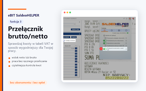 Saldeo Helper :: Wtyczka rozszerzająca funkcjonalność witryny Saldeo