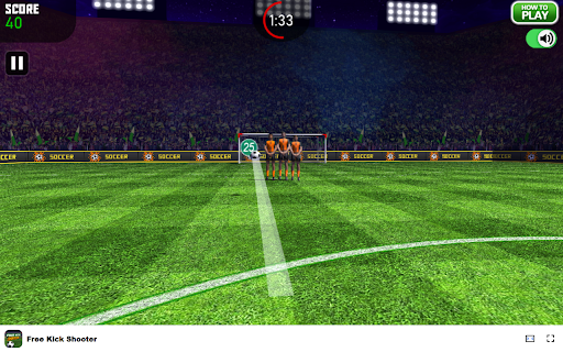 Free Kick Shooter - Sports & Action Game :: Test your free-kick skills with Free Kick Shooter, the offline soccer challenge!