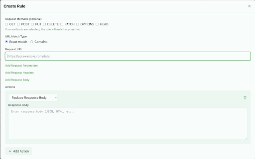 Receptor :: Intercept and modify fetch/xhr requests and responses on browser