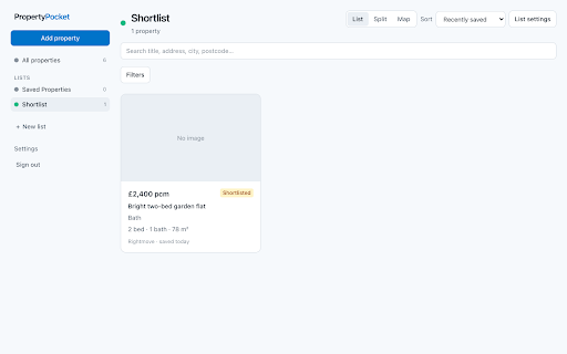 PropertyPocket :: Save property listings from any portal to your PropertyPocket lists.