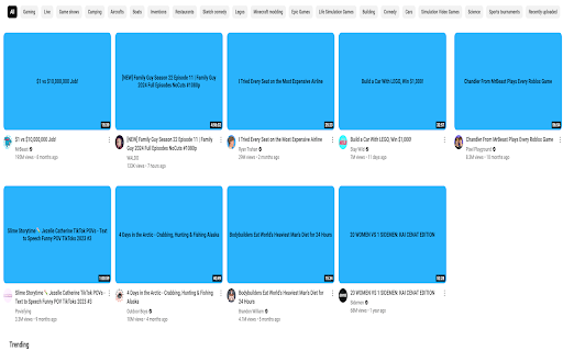 Clear Youtube Thumbnails :: Replacing youtube thumbnails with clear background images and titles