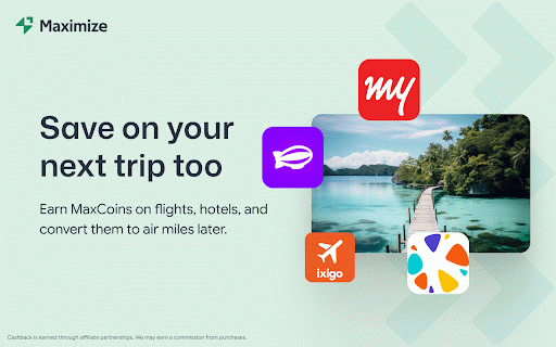 Maximize :: Earn cashback, buy discounted gift cards, and collect MaxCoins on supported shopping websites.