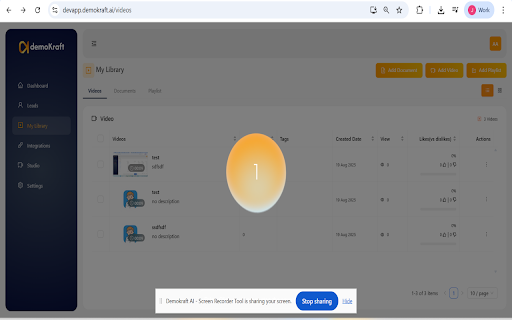 Demokraft AI- Screen recorder Tool. :: Demokraft AI Screen recording tool to record product videos and enhance it with AI to make it professional, studio quality videos.