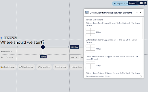 Distance Measurer :: A simple distance measuring tool for web pages