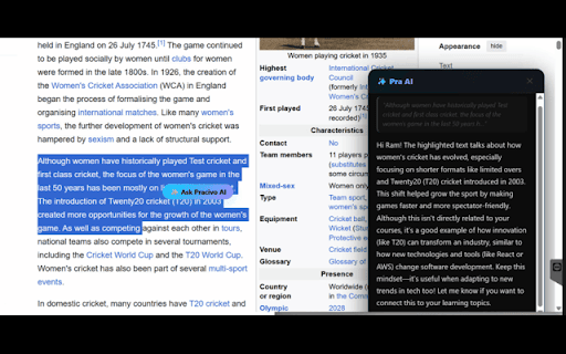 Pracivo AI :: Your personalised Pracivo AI learning assistant — everywhere on the web.