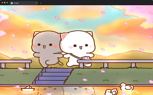 Peach & Goma Wallpapers HD New Tab - Kawaii Cat Backgrounds :: Transform your new tab with adorable Peach & Goma HD wallpapers. Featuring cute cat duo, kawaii pastel themes for anime fans.