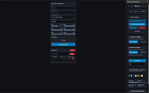DS5 Web Audio Haptics Extension :: Transform your browser into a real-time raw audio router. This tool captures live game audio via Screen Share and streams it…