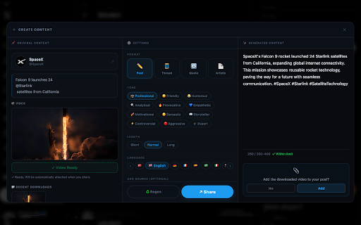 X-Brain – AI X Comment Assistant :: Generate smart AI-powered comment suggestions on X (Twitter). Choose a tone, review the suggestion, and post it yourself.