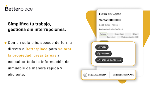 BetterplaceApp :: Muestra la información de BetterplaceApp en los portales