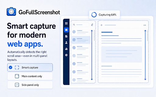 GoFullScreenshot: Full Page Screenshot :: Capture full pages, visible areas, or selected regions. Edit and export locally. No tracking, backend, or uploads.