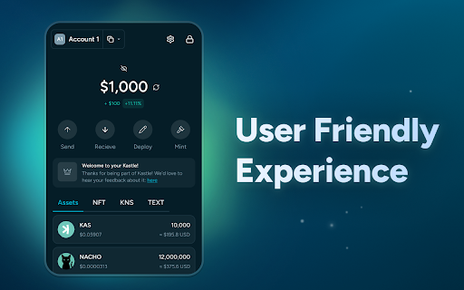 Kastle :: Kastle is a browser extension wallet for the Kaspa network