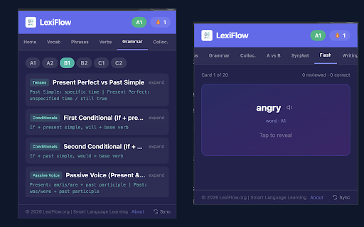 LexiFlow :: AI-driven language learning enforcer — from A1 to C2