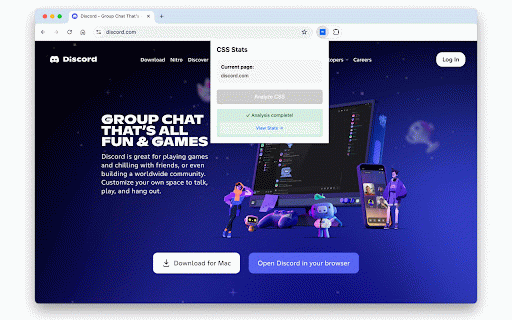 CSS Stats :: Analyze CSS from any page - including localhost and authenticated sites