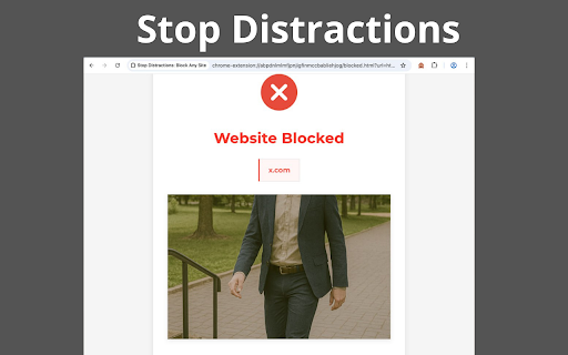 Block Website: Self Control :: Block distracting websites to stay focused and productive. Features motivational exercises when sites are blocked.
