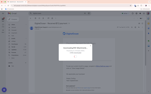 Badgy - Gmail attachments manager :: Bulk download and print Gmail attachments from multiple emails