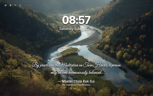 PranicHealing AI :: Transform your new tab into an inspiring, interactive space with beautiful backgrounds and spiritual guidance.