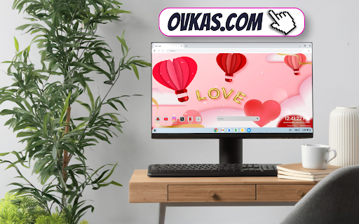 Valentine’s Day: A Romantic Glow Live Wallpaper :: Celebrate love and warmth with a soft romantic glow in this Valentine’s Day live wallpaper for your Chrome new tab.