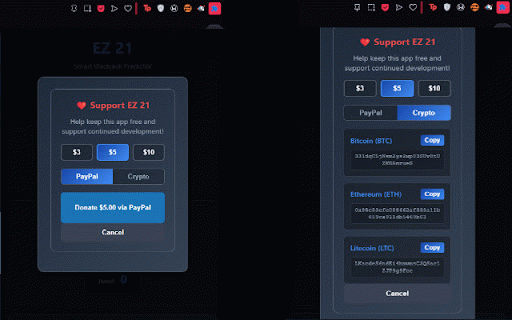 EZ 21 - Blackjack Strategy :: Smart Blackjack Predictor with real-time strategy recommendations