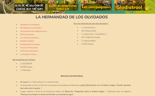 Dofus Translator :: Translates Dofus-specific keywords on the page using official translations.