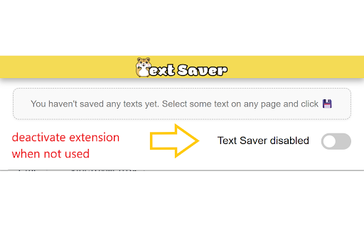 Text Saver - Save and organize text from any website :: Save any text from the web with one click. Tag, search, and export your notes easily.