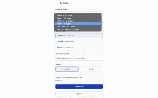 InterviewBuddy - AI Interview Assistant :: Real-time AI interview assistant. Instant expert answers with syntax-highlighted code, tailored to your role and experience.
