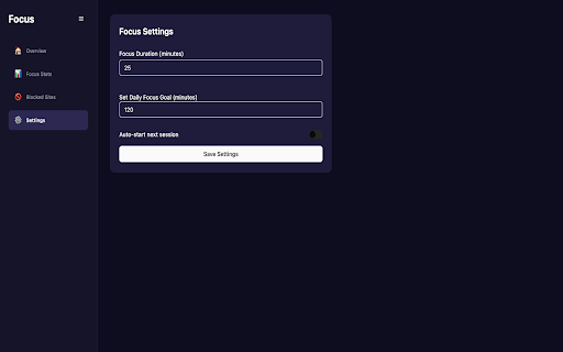Focus Bubble :: Stay focused with a Pomodoro timer, relaxing music, and a distraction blocker – all in one browser extension.
