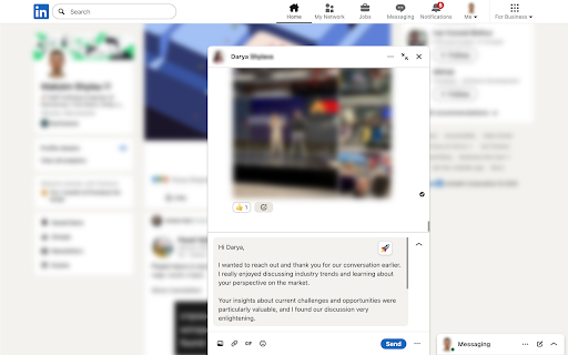 TemplateJet - message templates for LinkedIn, Telegram & WhatsApp :: Save time and get more replies with one-click personalized templates for LinkedIn, Telegram & WhatsApp. Fast, easy, effective.