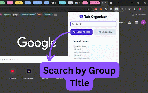 Tab Group Organizer :: Elegantly organize your tabs into groups