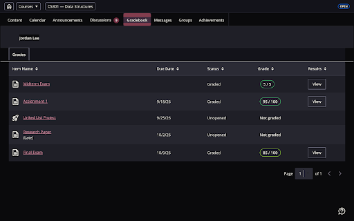 Blackboard Dark Mode - DarkBoard :: Dark mode for Blackboard Ultra at Iona University. No setup, no white flash, just a readable LMS at 2am.