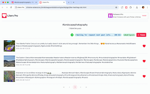 IG Auto Like :: Use IG Auto Like to auto-like niche Instagram posts, gaining followers and increasing engagement.
