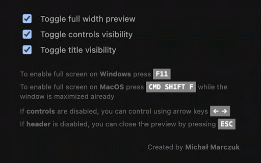 Full Width Preview for Google Drive :: Adds an option for full-screen preview in Google Drive