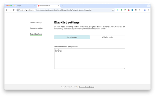 Fast User-Agent Switcher :: Automatically spoof your browser’s User-Agent with random, timed switches to protect privacy and bypass tracking effortlessly.