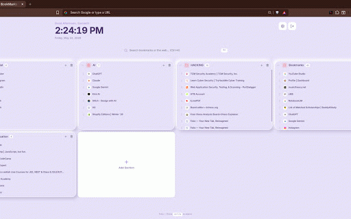 Folio - Visual Bookmark Manager & New Tab :: Visual bookmark manager and customizable new tab dashboard. Organize bookmarks beautifully with folders, notes, and wallpapers.