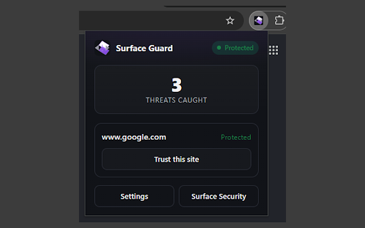 Surface Guard - Phishing and Scam Protection :: Warns you about phishing, scam, and scareware websites before they can do harm.