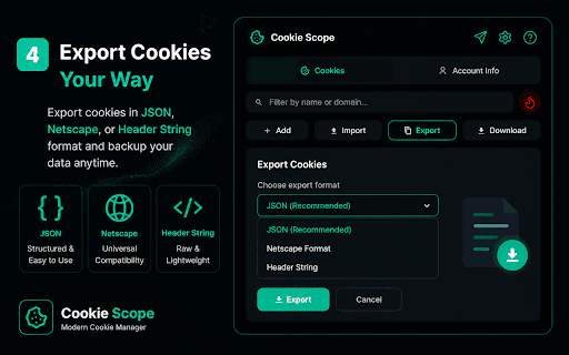 Cookie Scope :: A modern cookie manager to view, edit, add, and delete cookies.