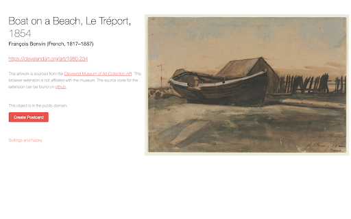 New Tab New Art :: See a new piece of art every time you open a tab.