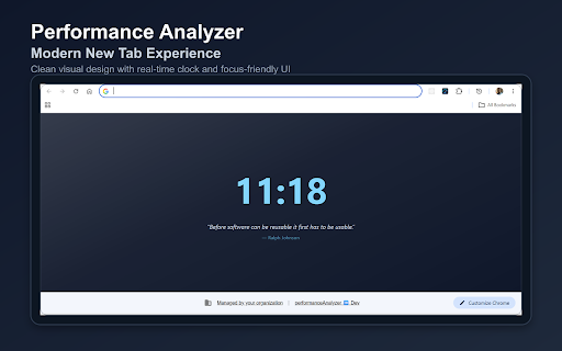 performanceAnalyzer :: Analyze web performance, SEO, accessibility (WCAG), security, React diagnostics, network activity, and CPU/memory usage in real-time