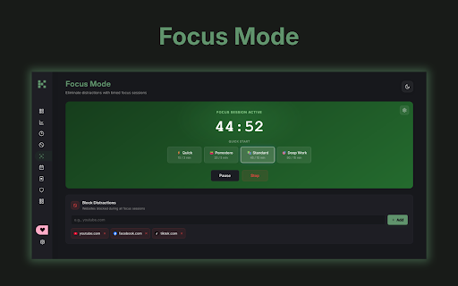 Klokd – Website Time Tracker & Site Blocker :: Track and manage your browsing time locally with 100% privacy - No data leaves your device.
