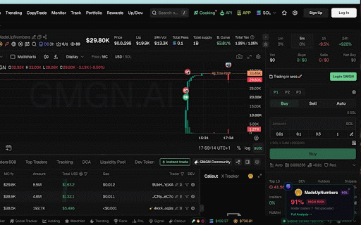 DeFade — Multi-Chain Rug Pull Detector :: Scan Solana and EVM tokens for rug pull risk: holder concentration, bundled wallets, sniper activity and mint authority.