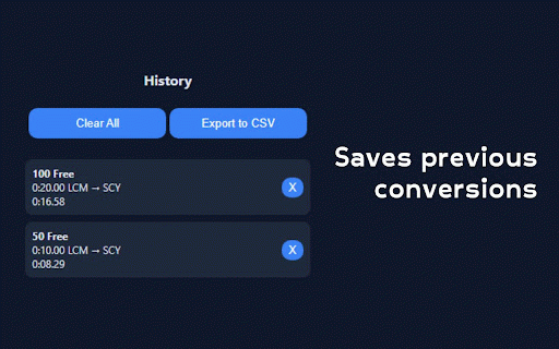 Swim Converter :: A tool that helps you convert swimming times to/from SCY/LCM/SCM