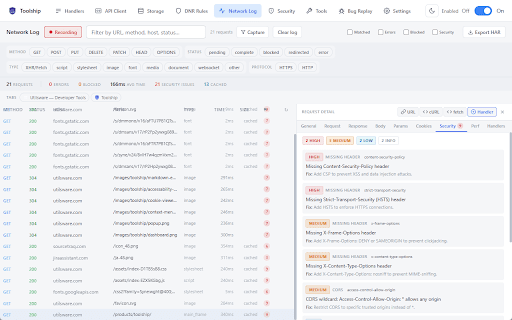 Toolship: Browser Toolkit for DEV & QA :: Dynamically manage HTTP/HTTPS requests, browser tabs, and storage using rule-based filters and actions.