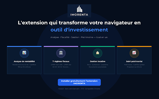 Imorenta - Analyseur Immobilier :: Analysez la rentabilité de n'importe quel bien immobilier en un clic
