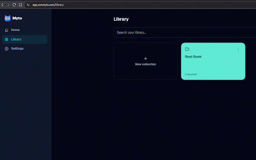 Myto :: Turn web highlights into daily AI quizzes. Spaced repetition for reading retention - remember what you read, automatically.