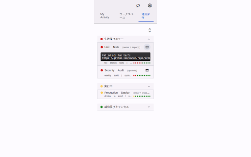 ActionsBoard-Solo - GitHub Actions Monitor :: Track GitHub Actions CI/CD pipeline statuses across all your repositories in a unified dashboard. Catch build failures instantly.
