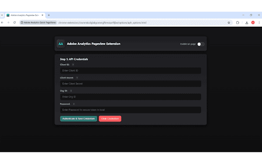 Analytics Quick PageViews :: Quickly view page views on your site using Adobe Analytics. Lightweight and secure tool for debugging tracking.