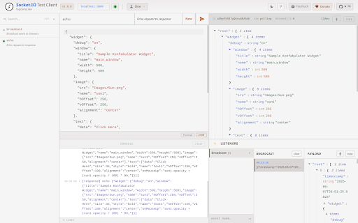 Socket.IO Test Client :: Socket.IO Client Development Tool