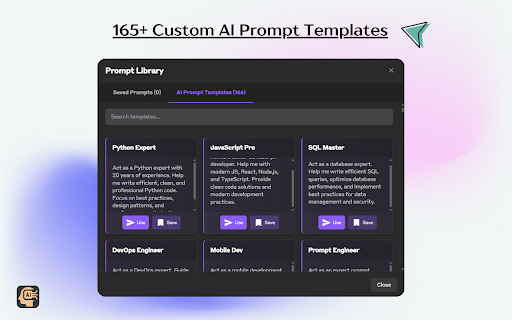Claude ToolKit - Custom Prompts | Chat Export, Voice | Notes & Folders :: Enhance your AI chats with 165+ custom prompts, webpage search, voice input, Notes and folder organization