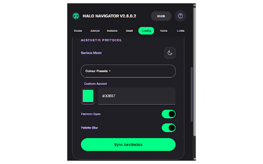 Halo Navigator :: Visual indicators for Halo environments.