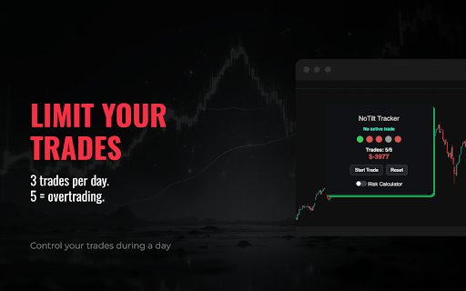 NoTilt Tracker :: NoTilt helps you stay emotionally balanced, manage daily trade limits, and build long-term discipline in your trading.